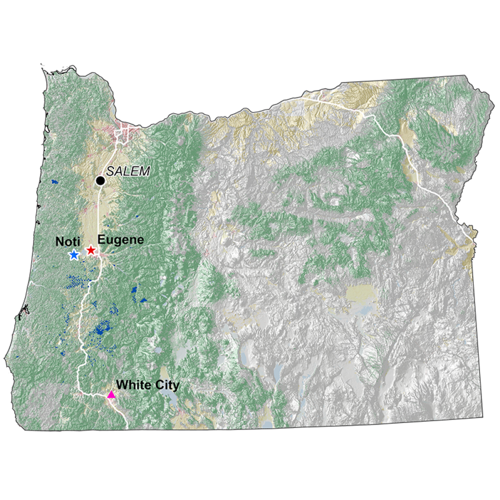 Oregon Locations/Land Holdings